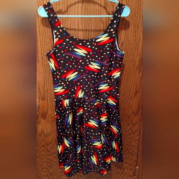 Dress with Rainbow Arcade / Bowling Alley Carpet Pattern - Picture 8 of 8